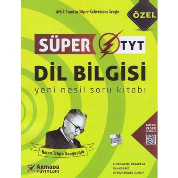Armada Tyt Dil Bilgisi Süper Yeni Nesil Soru Kitabı