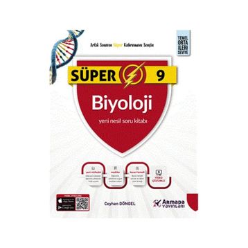 Armada Yayınları 9. Sınıf Biyoloji Süper Yeni Nesil Soru Kitabı