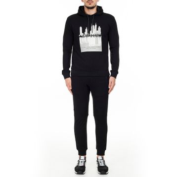 Armani Exchange 8NZP73-ZJKRZ Siyah 1200 Beli Paçası Lastikli Erkek Eşofman Altı