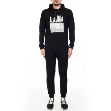 Armani Exchange 8NZP73-ZJKRZ Siyah 1200 Beli Paçası Lastikli Erkek Eşofman Altı
