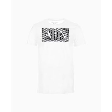 Armani Exchange 8NZTCKZ8H4Z1100 Erkek White Polo Tişört