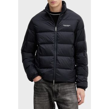 Armani Exchange XM001575 AF16927 UB101 Siyah Dik Yaka Şişme Erkek Mont