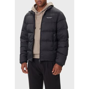 Armani Exchange XM001575 AF16927 UC001 Siyah Dik Yaka Şişme Erkek Mont