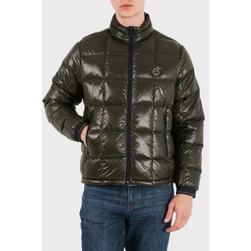 Armani Exchange XM003474 AF23755 U8123 - Koyu Kahve Kuş Tüyü Dolgulu Regular Fit Dik Yaka Şişme Mont Erkek Mont