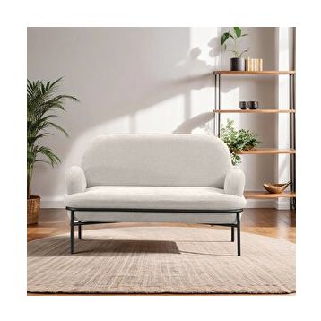 Armens Life Aster Krem Renk Bahçe İçin İki Kişilik Koltuk