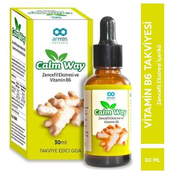 Armin Calm Way Zencefil Ekstresi Vitamin B6 30 ml Damla