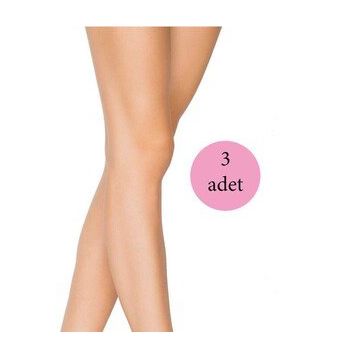 Armin Loretta 3 Adet Fit 15 Soket İnce Ten Parlak Kısa Çorap