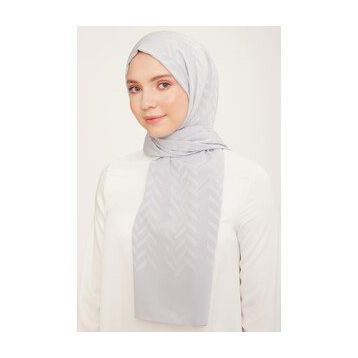 Armine 1-355 Gümüş Desenli Şal