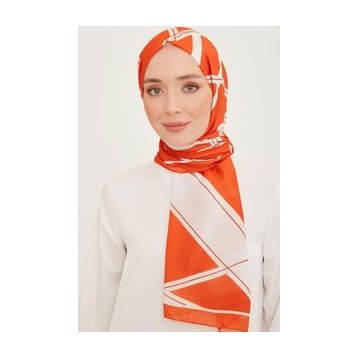 Armine 10003-02 Turuncu Trend Şal