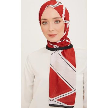 Armine 10003-06 Kırmızı Trend Şal