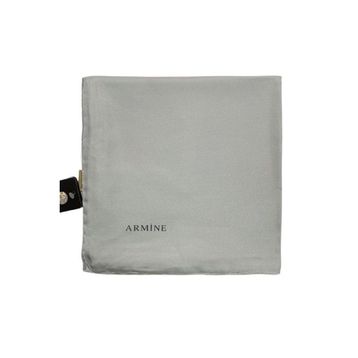 Armine 1113 Gri Twill İpek Eşarp