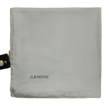 Armine 1113 Gri Twill İpek Eşarp
