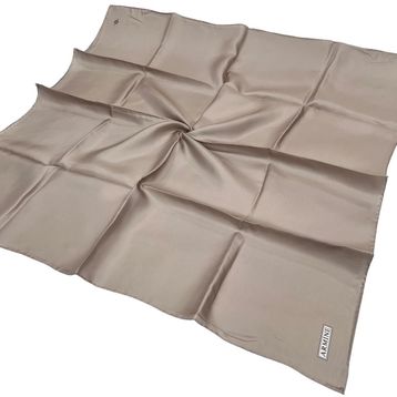 Armine 130 Latte Twill Düz İpek Eşarp