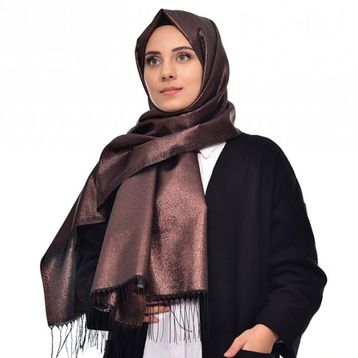 Armine 1616-02 Bakır Simli Şal