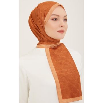 Armine 2-115 Trend Monogram Turuncu Şal