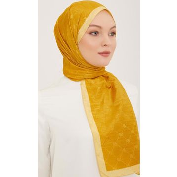 Armine 2-117 Trend Monogram Hardal Şal