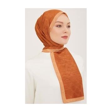 Armine 2-132 Trend Monogram Kiremit Şal