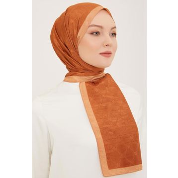 Armine 2-132 Trend Monogram Kiremit Şal