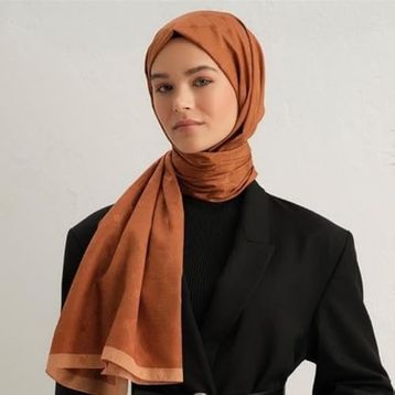 Armine 2-132 Trend Monogram Kiremit Şal