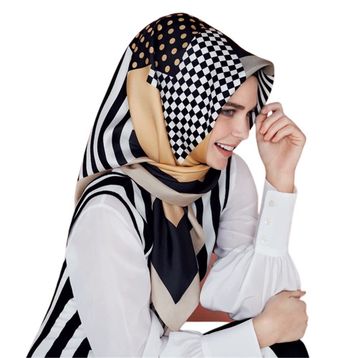 Armine 2066P 01 Twill İpek Eşarp