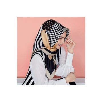 Armine 2066P 01 Twill İpek Eşarp