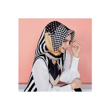 Armine 2066P 01 Twill İpek Eşarp