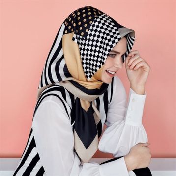 Armine 2066P 01 Twill İpek Eşarp