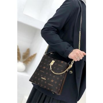 Armine 222 Kahverengi Kadın El Çantası