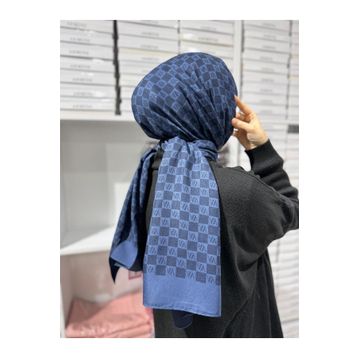 Armine 23048 Lacivert Şal