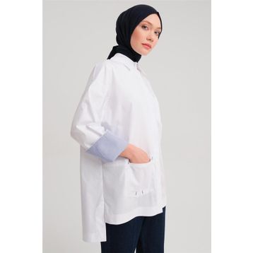 Armine 24Y3506 Beyaz Kadın Gömlek