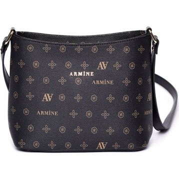 Armine 254 Siyah Baskılı Kadın Çanta