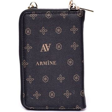 Armine 265 Siyah Baskılı Kadın Çanta