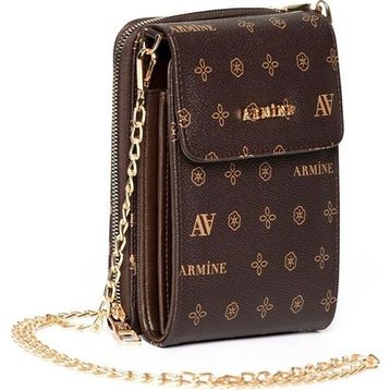 Armine 266 Kahve Baskılı Çanta