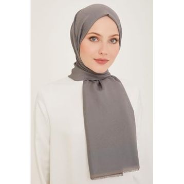 Armine 3-4864 Koyu Gri Şal