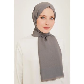 Armine 3-4864 Koyu Gri Şal