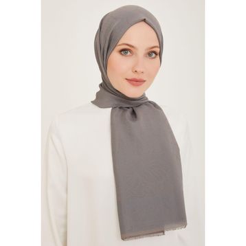 Armine 3-4864 Koyu Gri Şal