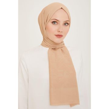 Armine 3-4872 Sütlü Kahve Şal
