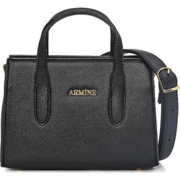 Armine 363 Siyah Croko Kadın Omuz Çantası