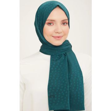 Armine 4-123 Yeşil Kalpli Şal