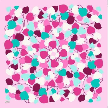 Armine 6083-02 Soft Pembe Desenli Eşarp