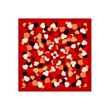 Armine 6083-10 Soft Kırmızı Desenli Eşarp