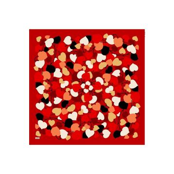 Armine 6083-10 Soft Kırmızı Desenli Eşarp