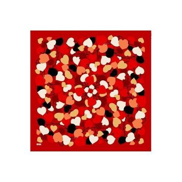 Armine 6083-10 Soft Kırmızı Desenli Eşarp