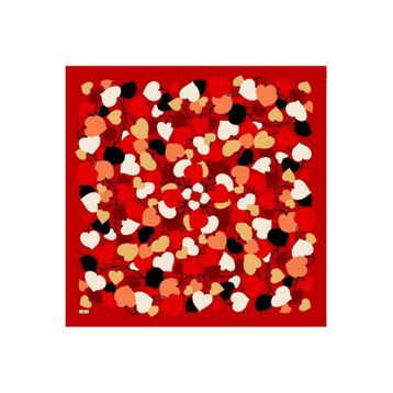 Armine 6083-10 Soft Kırmızı Desenli Eşarp