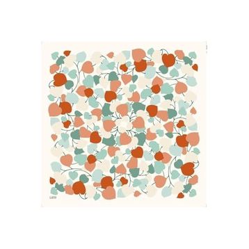 Armine 6083-15 Soft Turuncu Desenli Eşarp