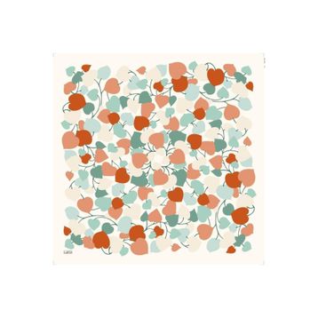 Armine 6083-15 Soft Turuncu Desenli Eşarp
