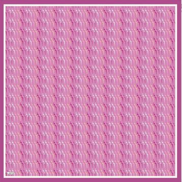 Armine 6086-13 Soft Eflatun Desenli Eşarp
