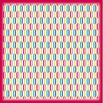 Armine 6087-12 Soft Sarı Desenli Eşarp