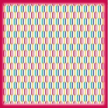 Armine 6087-12 Soft Sarı Desenli Eşarp