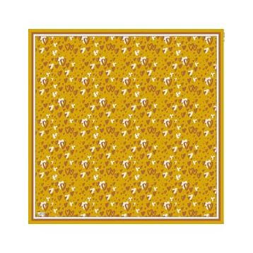 Armine 6088-18 Soft Koyu Hardal Desenli Eşarp